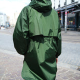 Long Coat | Forest Green | Raincoat for women