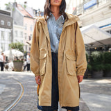 Long Coat | Camel | Raincoat for women