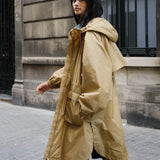 Long Coat | Camel | Raincoat for women