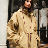 Midi | Camel | Raincoat for women