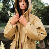 Midi | Camel | Raincoat for women