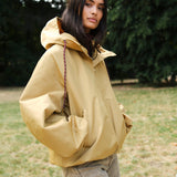 Bomber | Camel | Rain jacket for women