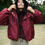 Bomber | Burgundy | Rain jacket for women