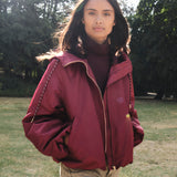 Bomber | Burgundy | Rain jacket for women