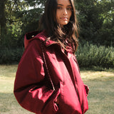 Bomber | Burgundy | Rain jacket for women